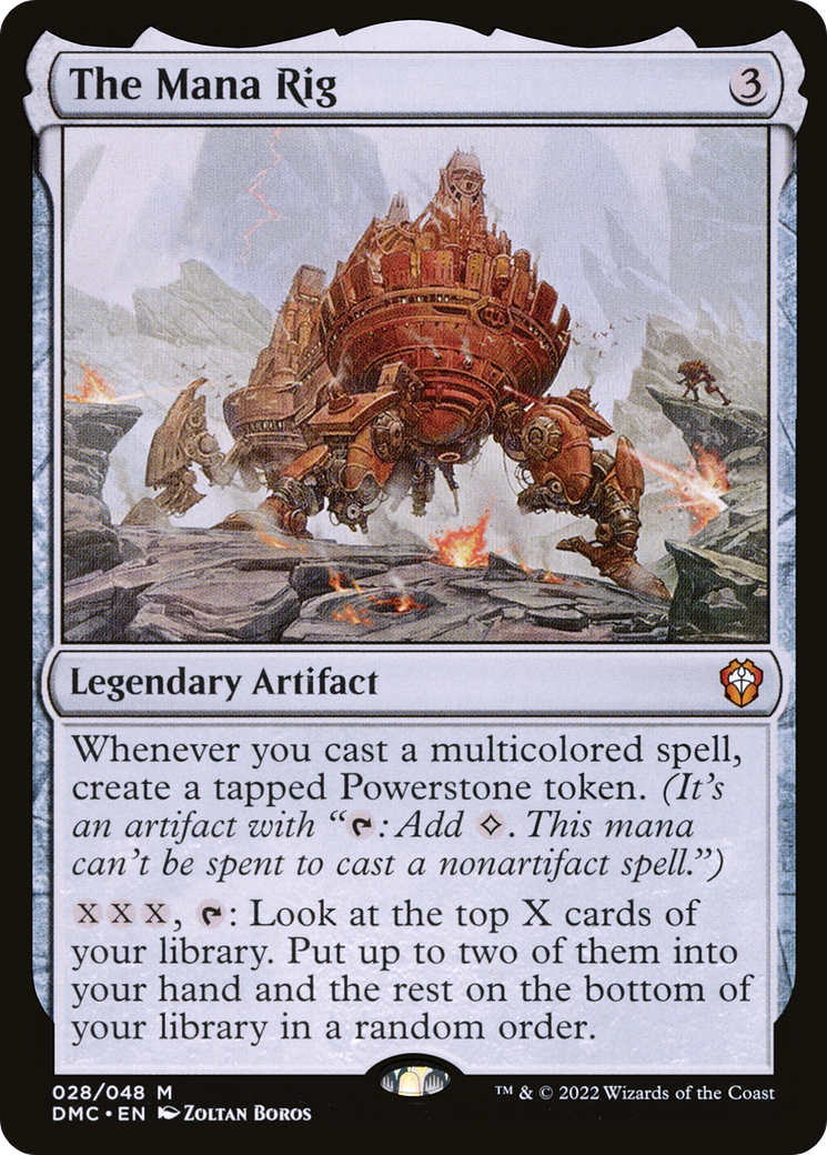 The Mana Rig (DMC-028) - Dominaria United Commander Foil - Premium MTG Single from Wizards of the Coast - Just $0.21! Shop now at Game Crave Tournament Store