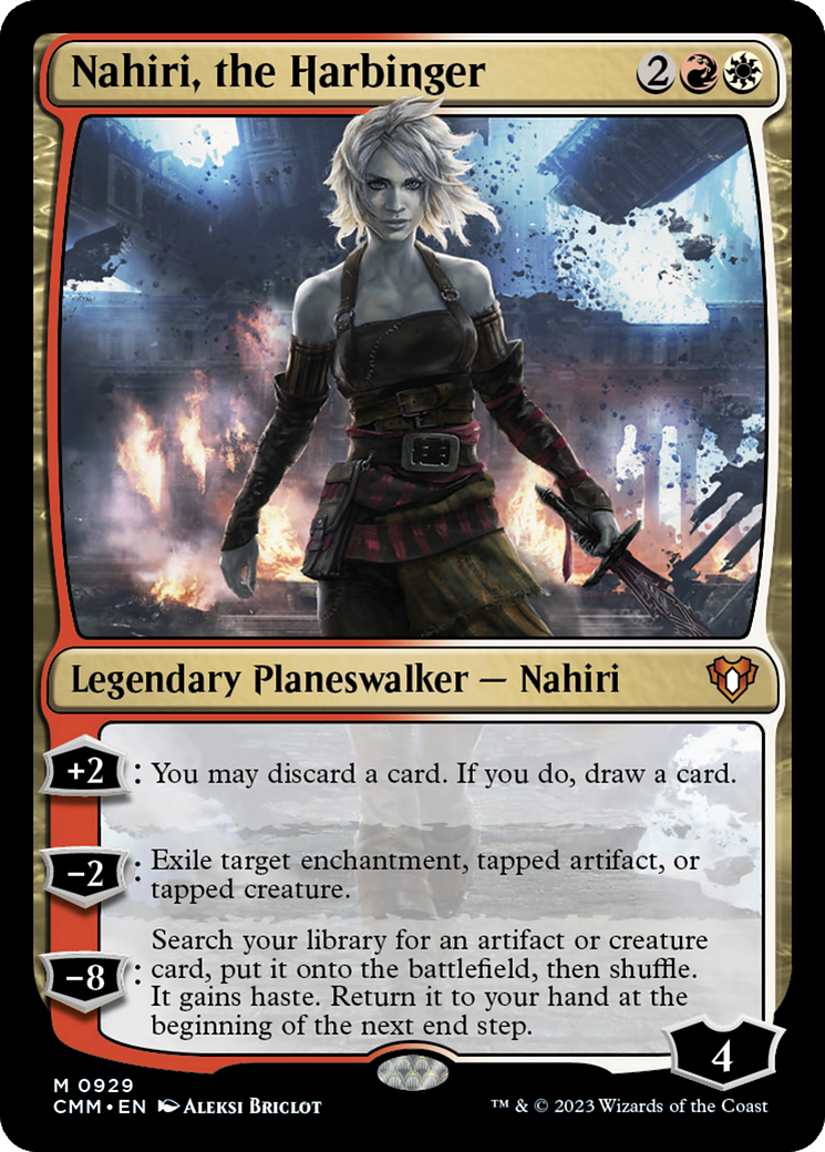 Nahiri, the Harbinger (CMM-929) - Commander Masters - Premium MTG Single from Wizards of the Coast - Just $0.09! Shop now at Game Crave Tournament Store