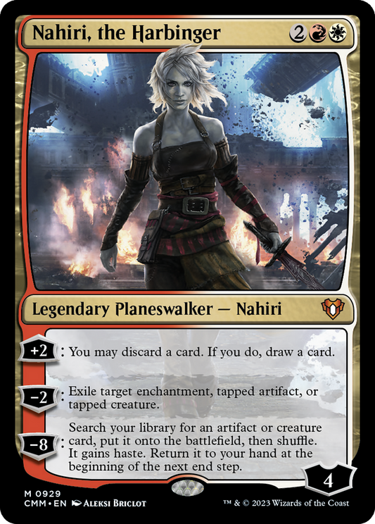 Nahiri, the Harbinger (CMM-929) - Commander Masters - Premium MTG Single from Wizards of the Coast - Just $0.09! Shop now at Game Crave Tournament Store