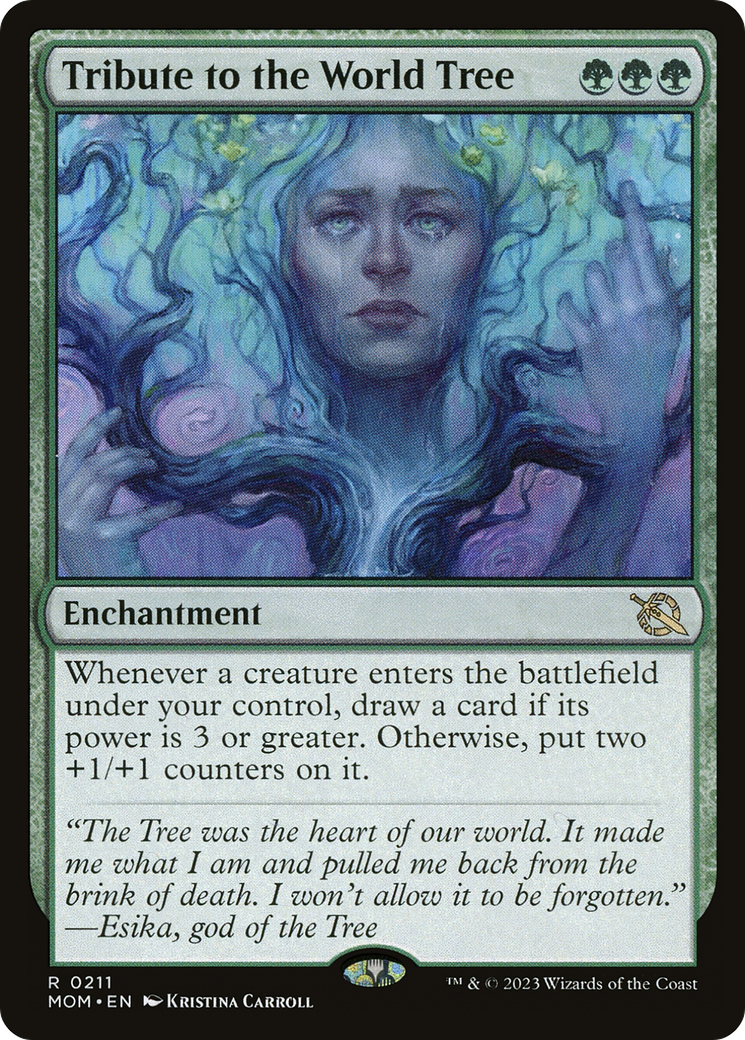 Tribute to the World Tree (MOM-211) - March of the Machine - Premium MTG Single from Wizards of the Coast - Just $2.62! Shop now at Game Crave Tournament Store