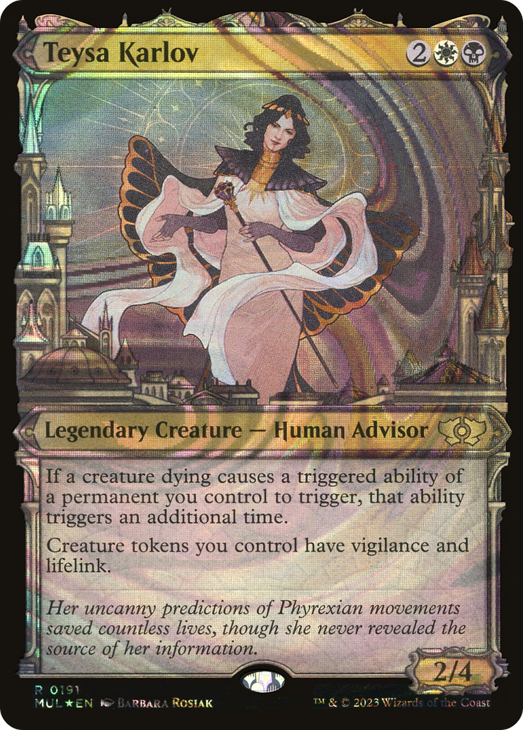 Teysa Karlov (MUL-191) - Multiverse Legends: (Showcase) Foil - Premium MTG Single from Wizards of the Coast - Just $2.51! Shop now at Game Crave Tournament Store