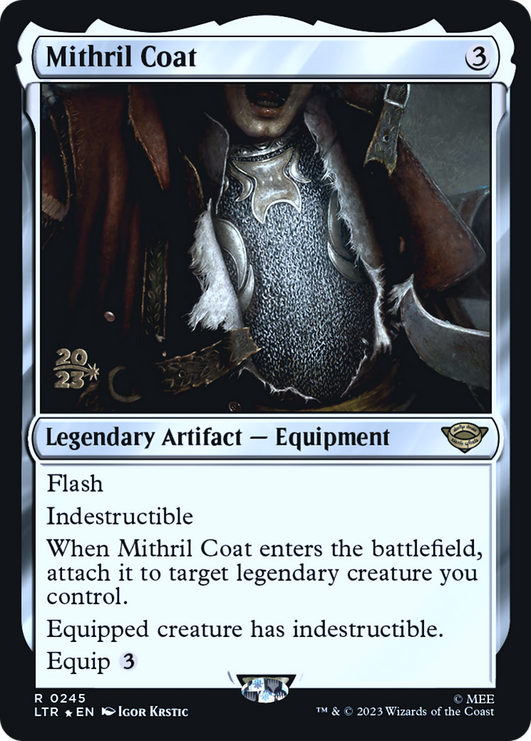 Mithril Coat (PLTR-245S) - Tales of Middle-earth Promos Foil - Premium MTG Single from Wizards of the Coast - Just $6.89! Shop now at Game Crave Tournament Store