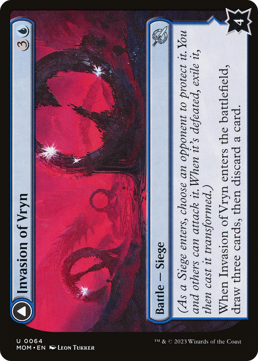 Invasion of Vryn // Overloaded Mage-Ring (MOM-064) - March of the Machine - Premium MTG Single from Wizards of the Coast - Just $0.25! Shop now at Game Crave Tournament Store