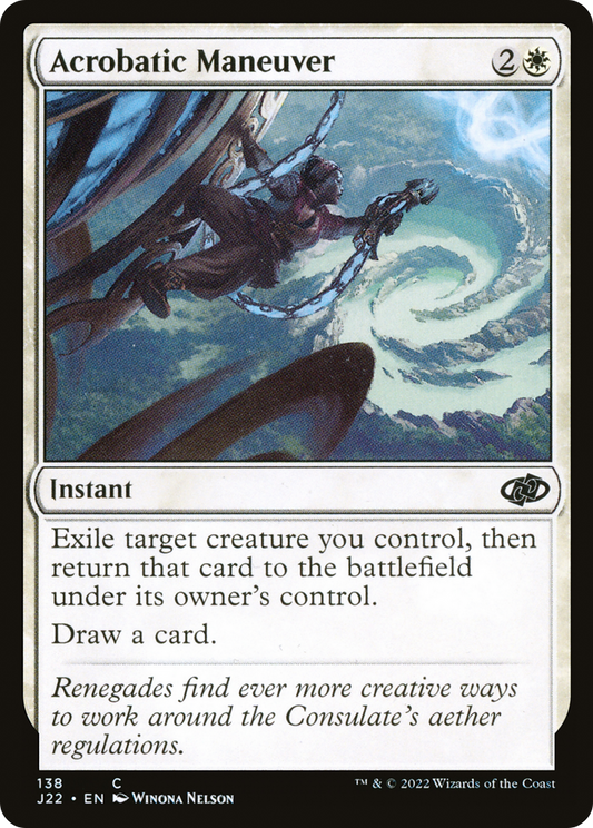 Acrobatic Maneuver (J22-138) - Jumpstart 2022 - Premium MTG Single from Wizards of the Coast - Just $0.08! Shop now at Game Crave Tournament Store
