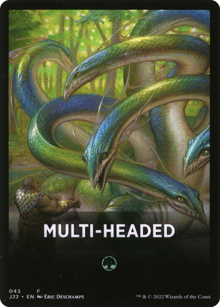 Multi-Headed (FJ22-043) - Jumpstart 2022 Front Cards - Premium MTG Single from Wizards of the Coast - Just $0! Shop now at Game Crave Tournament Store