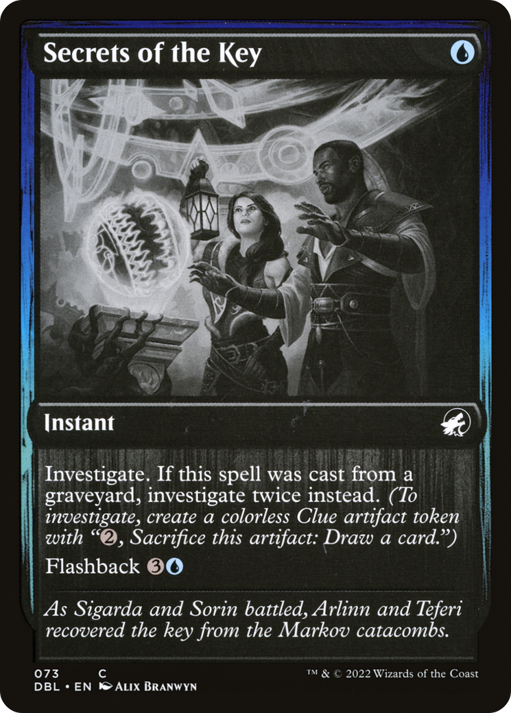 Secrets of the Key (DBL-073) - Innistrad: Double Feature - Premium MTG Single from Wizards of the Coast - Just $0.25! Shop now at Game Crave Tournament Store
