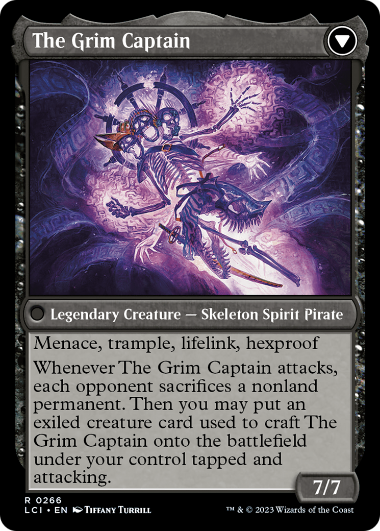 Throne of the Grim Captain // The Grim Captain (LCI-266) - The Lost Caverns of Ixalan - Premium MTG Single from Wizards of the Coast - Just $0.08! Shop now at Game Crave Tournament Store