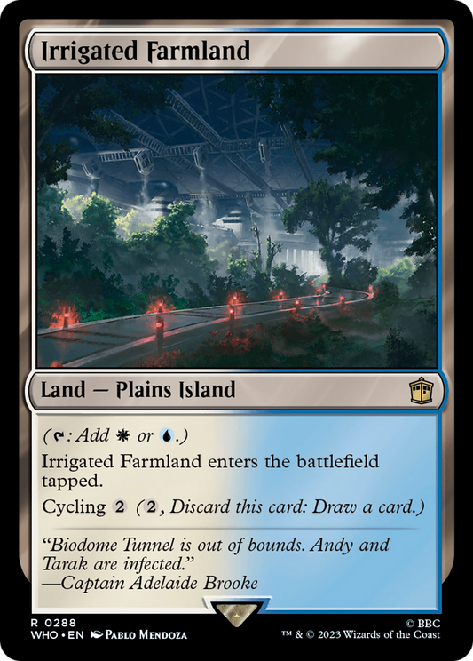 Irrigated Farmland (WHO-288) - Doctor Who - Premium MTG Single from Wizards of the Coast - Just $0.08! Shop now at Game Crave Tournament Store