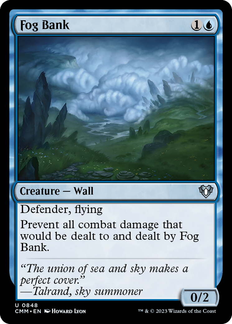 Fog Bank (CMM-848) - Commander Masters - Premium MTG Single from Wizards of the Coast - Just $0.08! Shop now at Game Crave Tournament Store