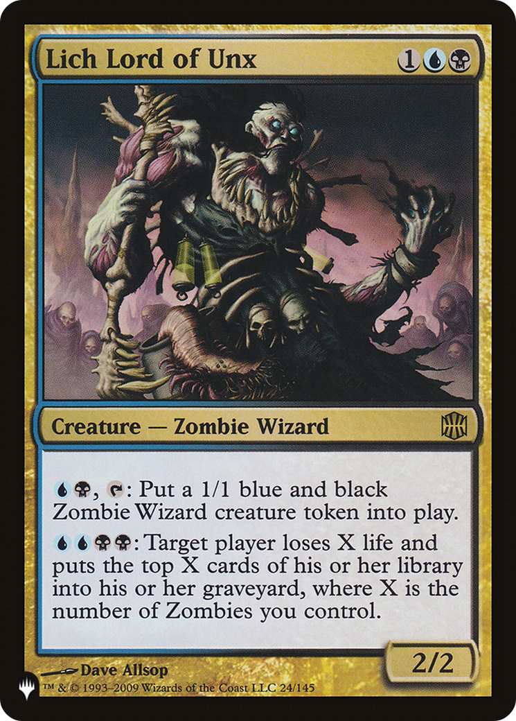 Lich Lord of Unx (PLIST-559) - The List - Premium MTG Single from Wizards of the Coast - Just $2.75! Shop now at Game Crave Tournament Store