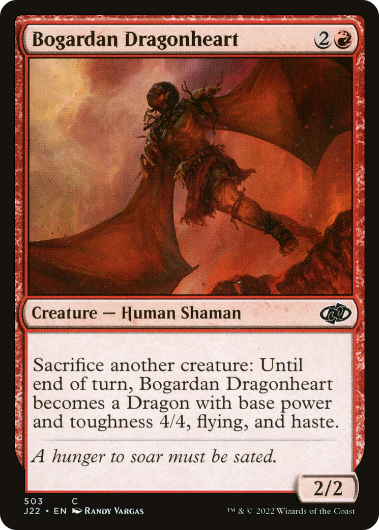Bogardan Dragonheart (J22-503) - Jumpstart 2022 - Premium MTG Single from Wizards of the Coast - Just $0.08! Shop now at Game Crave Tournament Store