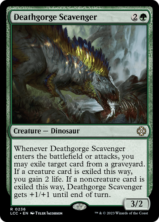 Deathgorge Scavenger (LCC-236) - The Lost Caverns of Ixalan Commander - Premium MTG Single from Wizards of the Coast - Just $0.08! Shop now at Game Crave Tournament Store