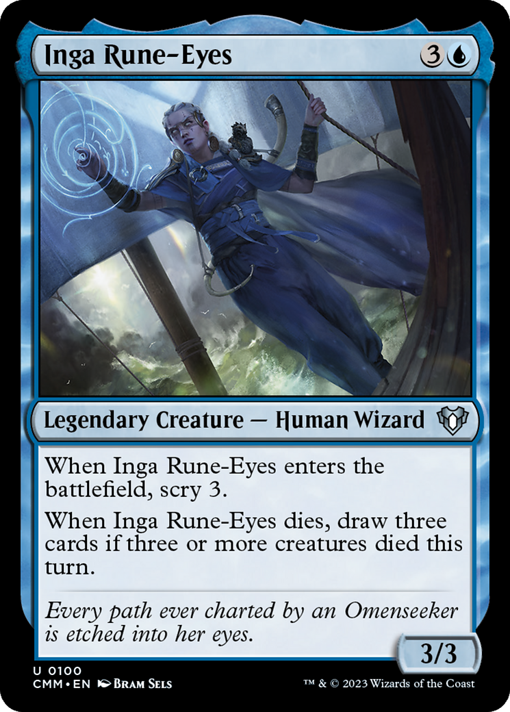 Inga Rune-Eyes (CMM-100) - Commander Masters - Premium MTG Single from Wizards of the Coast - Just $0.25! Shop now at Game Crave Tournament Store