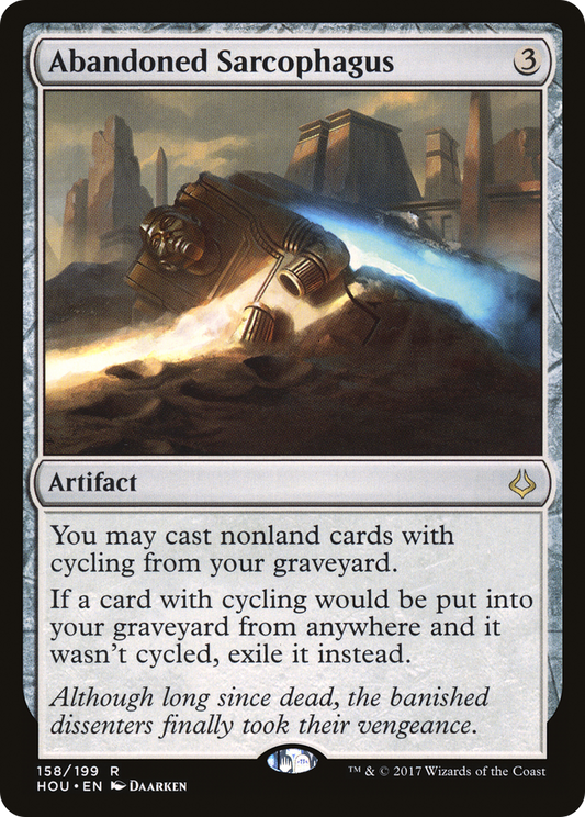 Abandoned Sarcophagus (HOU-158) - Hour of Devastation Foil - Premium MTG Single from Wizards of the Coast - Just $0.09! Shop now at Game Crave Tournament Store