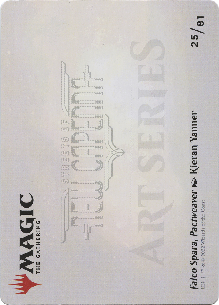 Falco Spara, Pactweaver // Falco Spara, Pactweaver (ASNC-025) - New Capenna Art Series (Borderless) - Premium MTG Single from Wizards of the Coast - Just $0! Shop now at Game Crave Tournament Store