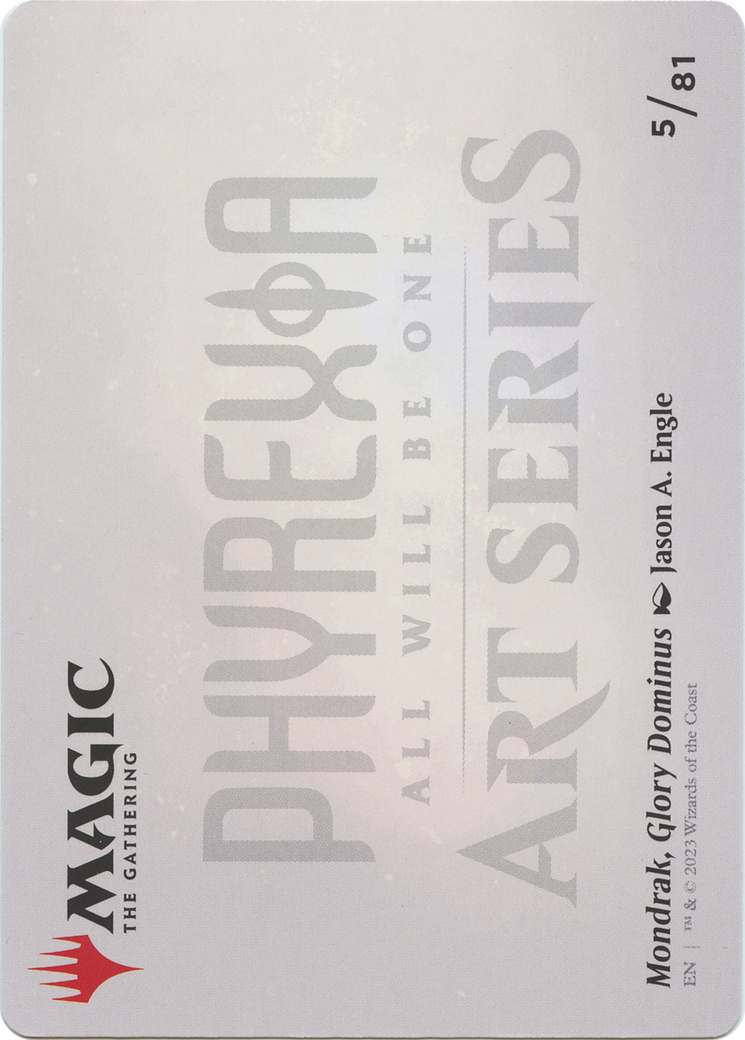 Mondrak, Glory Dominus // Mondrak, Glory Dominus (AONE-005) - Phyrexia: All Will Be One Art Series (Borderless) Foil - Premium MTG Single from Wizards of the Coast - Just $0! Shop now at Game Crave Tournament Store