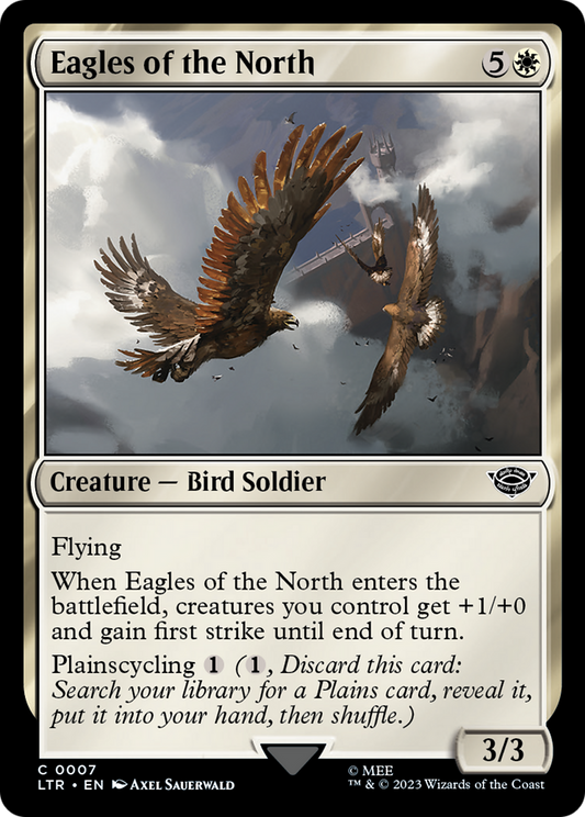 Eagles of the North (LTR-007) - The Lord of the Rings: Tales of Middle-earth - Premium MTG Single from Wizards of the Coast - Just $0.08! Shop now at Game Crave Tournament Store