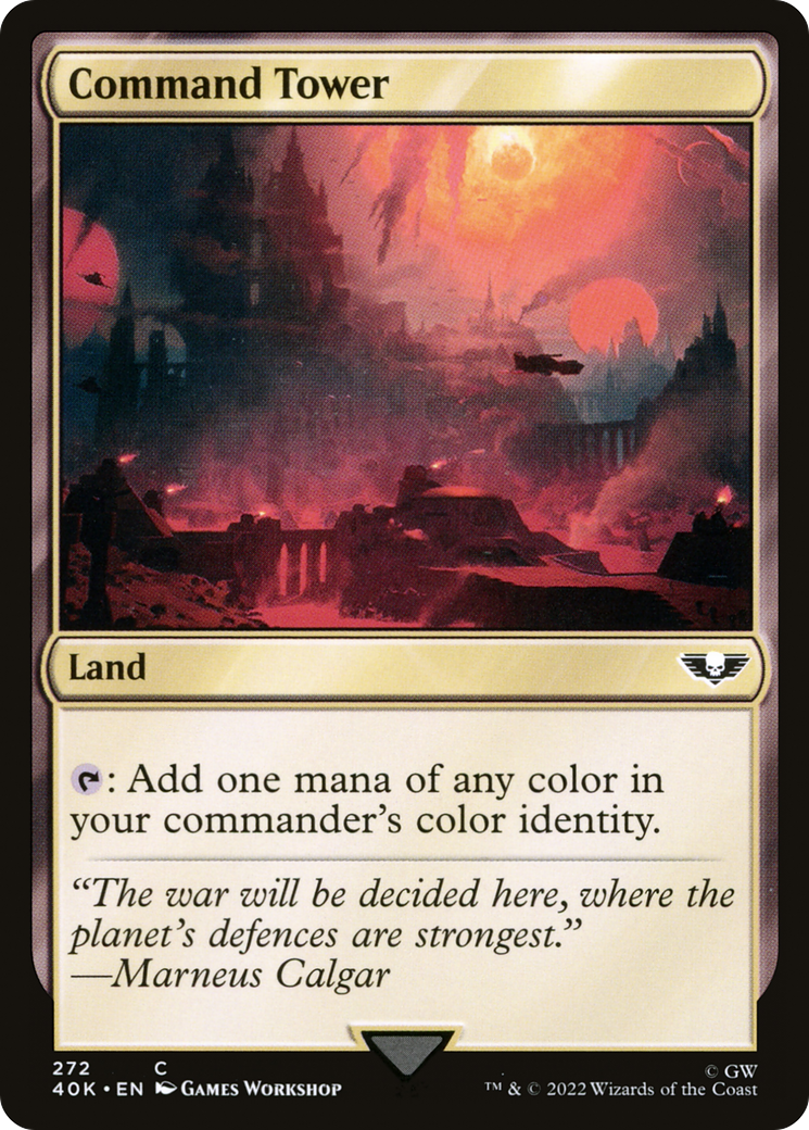 Command Tower (40K-272) - Warhammer 40,000 Commander - Premium MTG Single from Wizards of the Coast - Just $0.34! Shop now at Game Crave Tournament Store