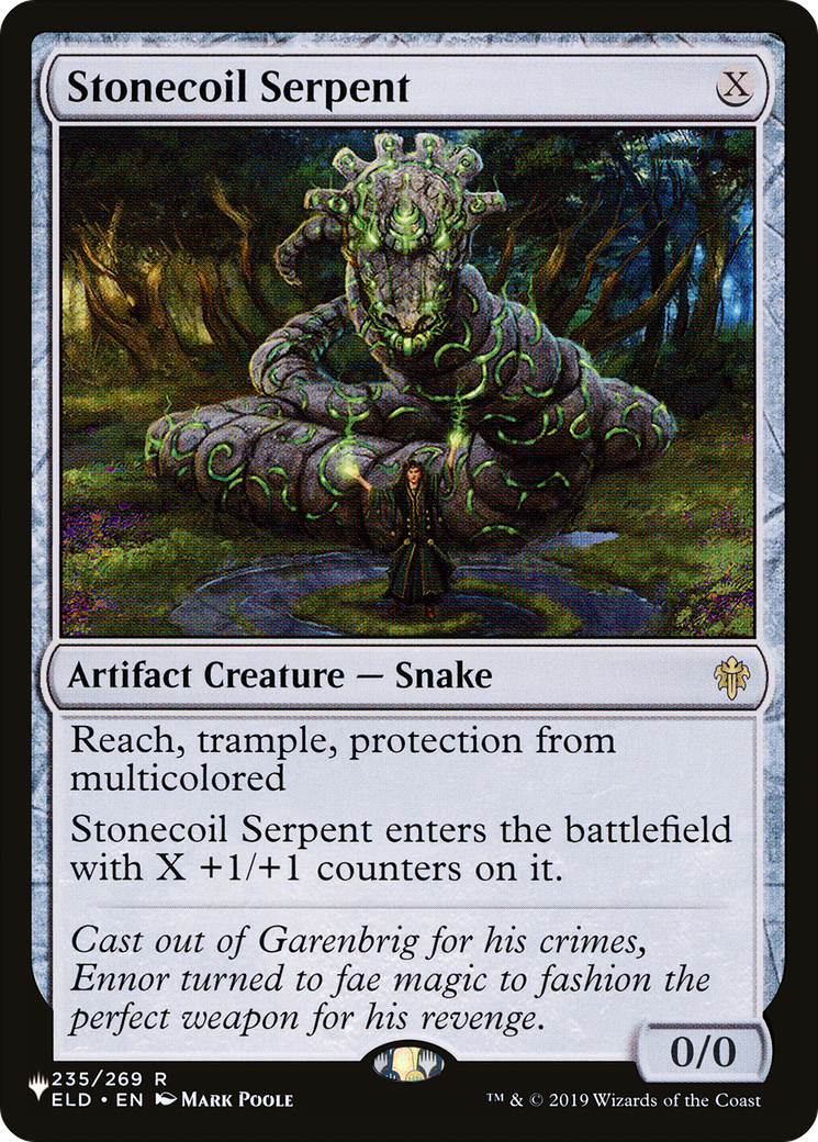 Stonecoil Serpent (PLIST-1288) - The List - Premium MTG Single from Wizards of the Coast - Just $0.16! Shop now at Game Crave Tournament Store