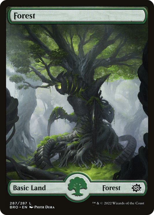 Forest (BRO-287) - The Brothers' War - Premium MTG Single from Wizards of the Coast - Just $0.08! Shop now at Game Crave Tournament Store