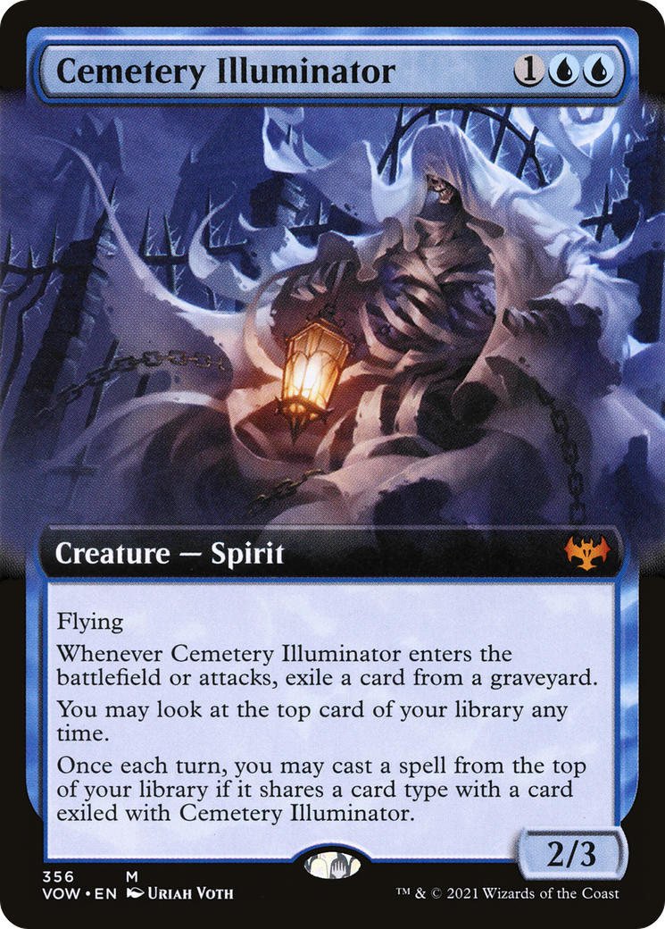 Cemetery Illuminator (VOW-356) - Innistrad: Crimson Vow: (Extended Art) Foil - Premium MTG Single from Wizards of the Coast - Just $0.31! Shop now at Game Crave Tournament Store