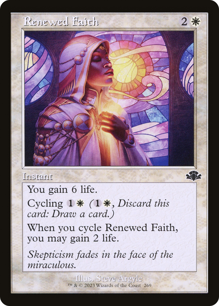 Renewed Faith (DMR-269) - Dominaria Remastered - Premium MTG Single from Wizards of the Coast - Just $0.18! Shop now at Game Crave Tournament Store
