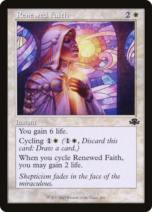Renewed Faith (DMR-269) - Dominaria Remastered - Premium MTG Single from Wizards of the Coast - Just $0.18! Shop now at Game Crave Tournament Store