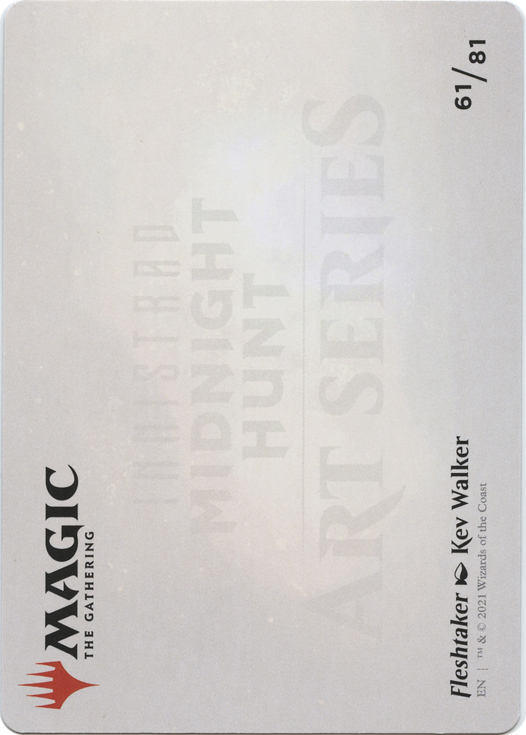 Fleshtaker // Fleshtaker (AMID-061) - Midnight Hunt Art Series (Borderless) Foil - Premium MTG Single from Wizards of the Coast - Just $0! Shop now at Game Crave Tournament Store