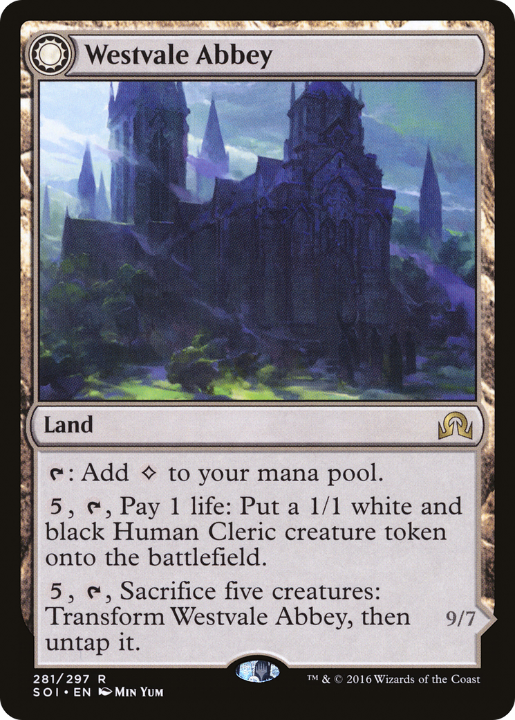 Westvale Abbey // Ormendahl, Profane Prince (SOI-281) - Shadows over Innistrad: (Double Faced Transform) - Premium MTG Single from Wizards of the Coast - Just $0.29! Shop now at Game Crave Tournament Store