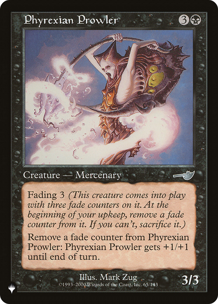 Phyrexian Prowler (PLIST-979) - The List - Premium MTG Single from Wizards of the Coast - Just $0.08! Shop now at Game Crave Tournament Store