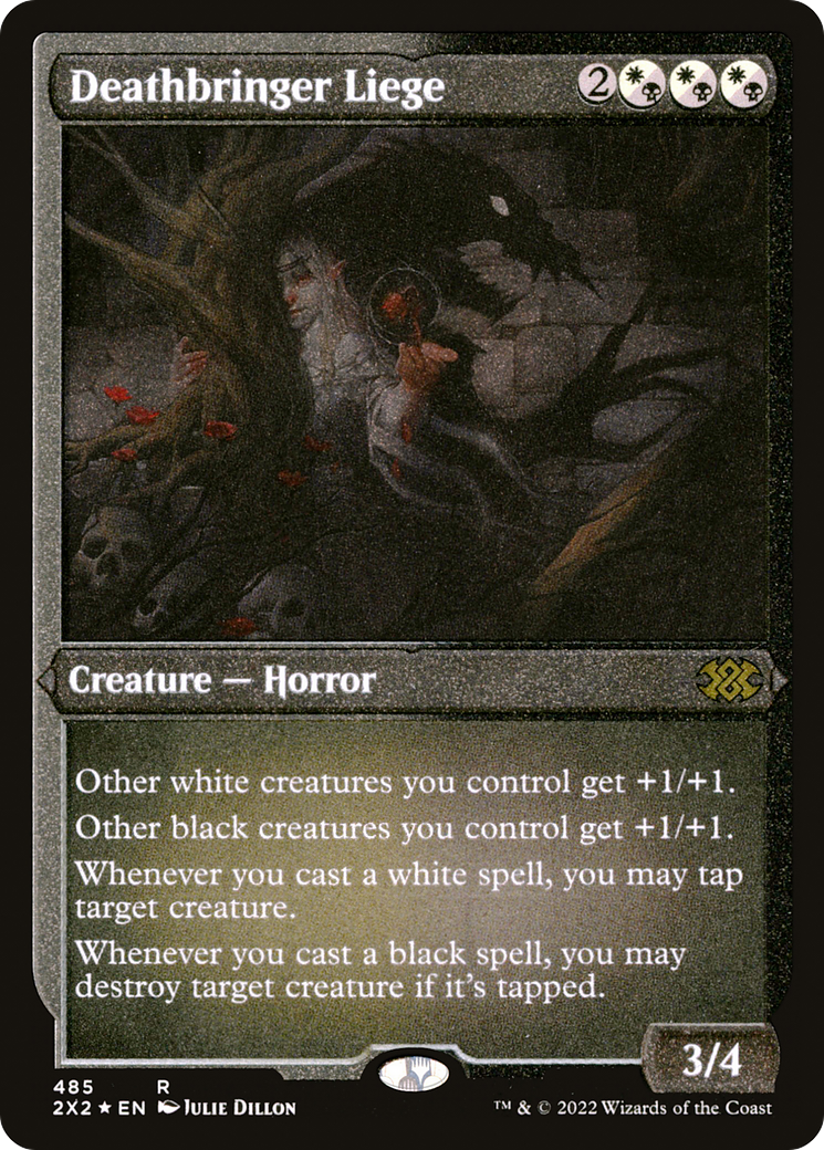 Deathbringer Liege (2X2-485) - Double Masters 2022 Etched Foil - Premium MTG Single from Wizards of the Coast - Just $0.76! Shop now at Game Crave Tournament Store