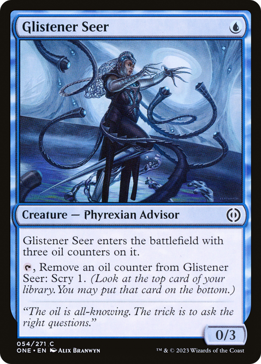 Glistener Seer (ONE-054) - Phyrexia: All Will Be One - Premium MTG Single from Wizards of the Coast - Just $0.08! Shop now at Game Crave Tournament Store