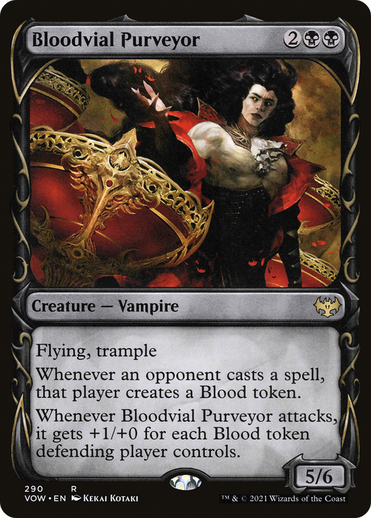 Bloodvial Purveyor (VOW-290) - Innistrad: Crimson Vow: (Showcase) Foil - Premium MTG Single from Wizards of the Coast - Just $0.08! Shop now at Game Crave Tournament Store
