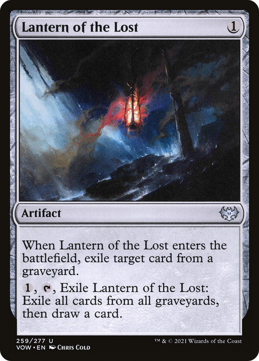 Lantern of the Lost (VOW-259) - Innistrad: Crimson Vow - Premium MTG Single from Wizards of the Coast - Just $0.08! Shop now at Game Crave Tournament Store