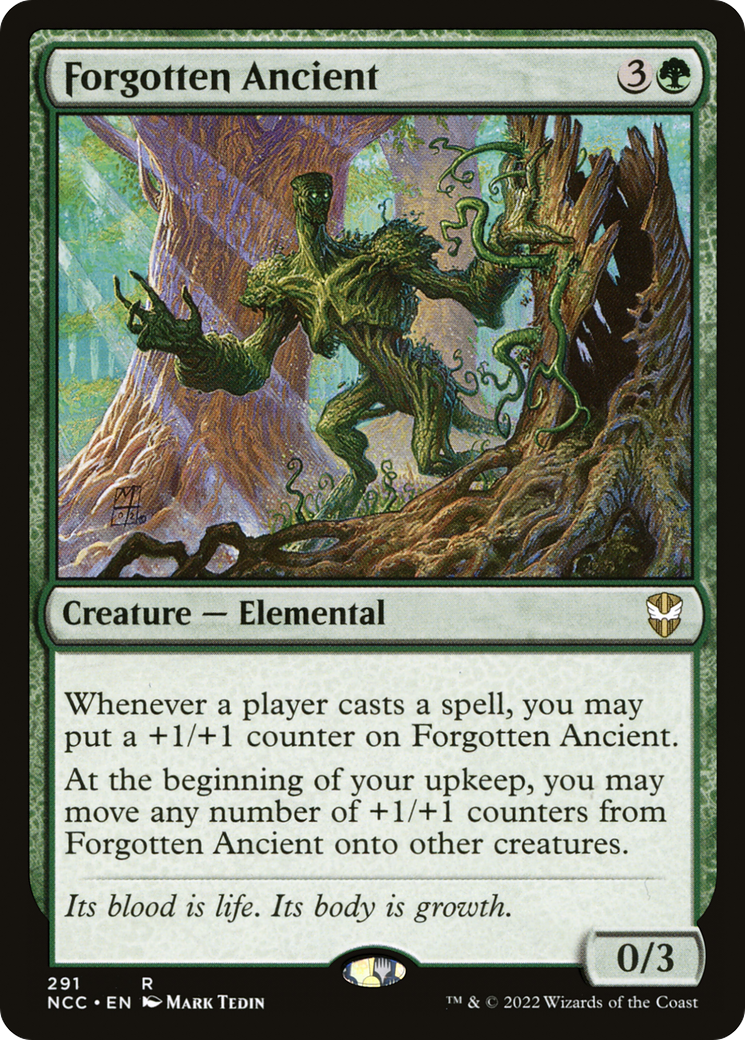 Forgotten Ancient (NCC-291) - New Capenna Commander - Premium MTG Single from Wizards of the Coast - Just $0.15! Shop now at Game Crave Tournament Store