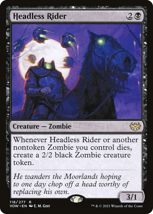 Headless Rider (VOW-118) - Innistrad: Crimson Vow - Premium MTG Single from Wizards of the Coast - Just $0.40! Shop now at Game Crave Tournament Store