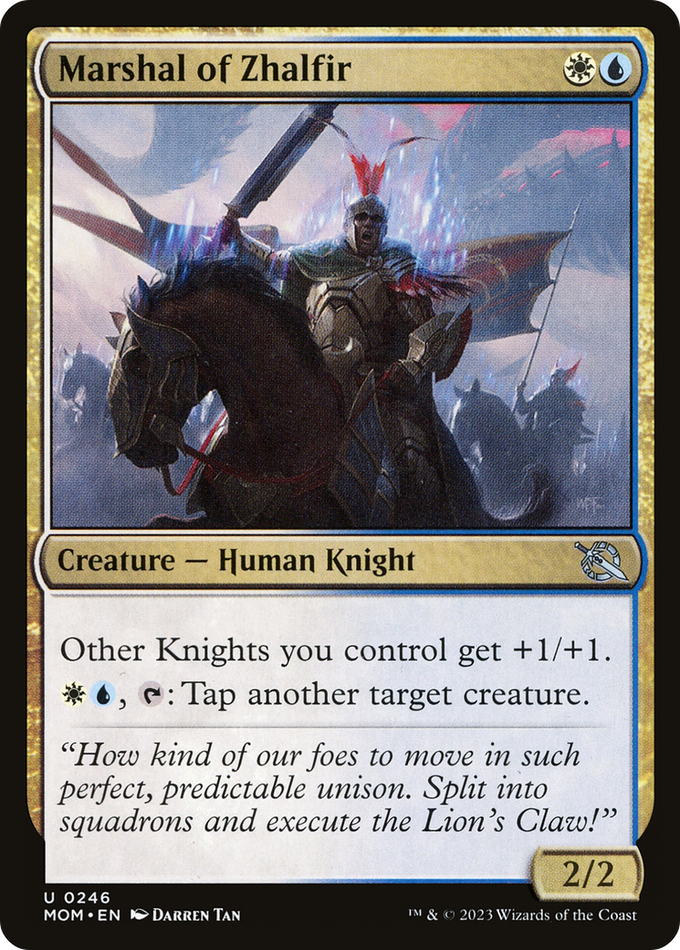 Marshal of Zhalfir (MOM-246) - March of the Machine - Premium MTG Single from Wizards of the Coast - Just $0.08! Shop now at Game Crave Tournament Store