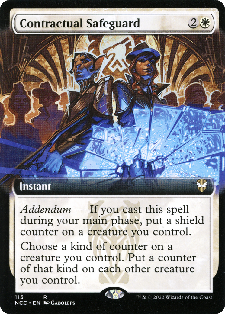 Contractual Safeguard (NCC-115) - New Capenna Commander: (Extended Art) - Premium MTG Single from Wizards of the Coast - Just $1.13! Shop now at Game Crave Tournament Store