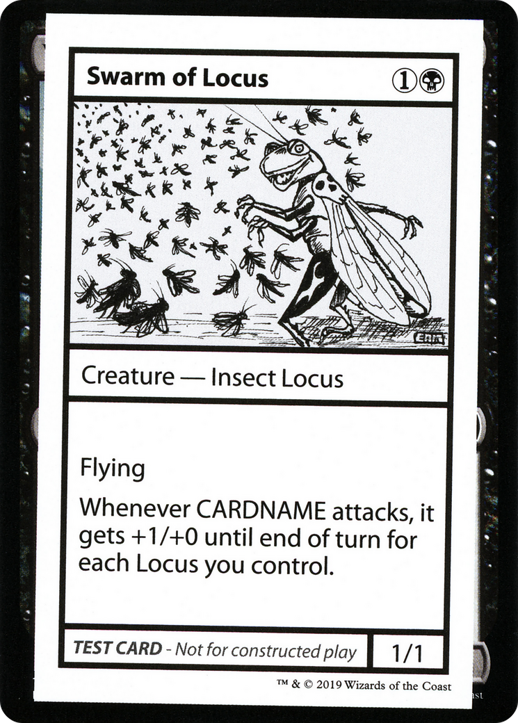 Swarm of Locus (CMB2-048) - Mystery Booster Playtest Cards 2021 - Premium MTG Single from Wizards of the Coast - Just $0.25! Shop now at Game Crave Tournament Store