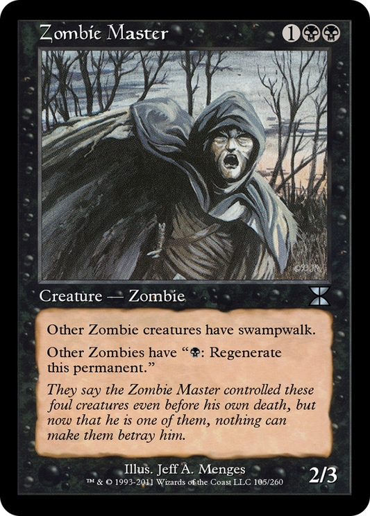 Zombie Master (ME4-105) - Masters Edition IV - Premium MTG Single from Wizards of the Coast - Just $0! Shop now at Game Crave Tournament Store