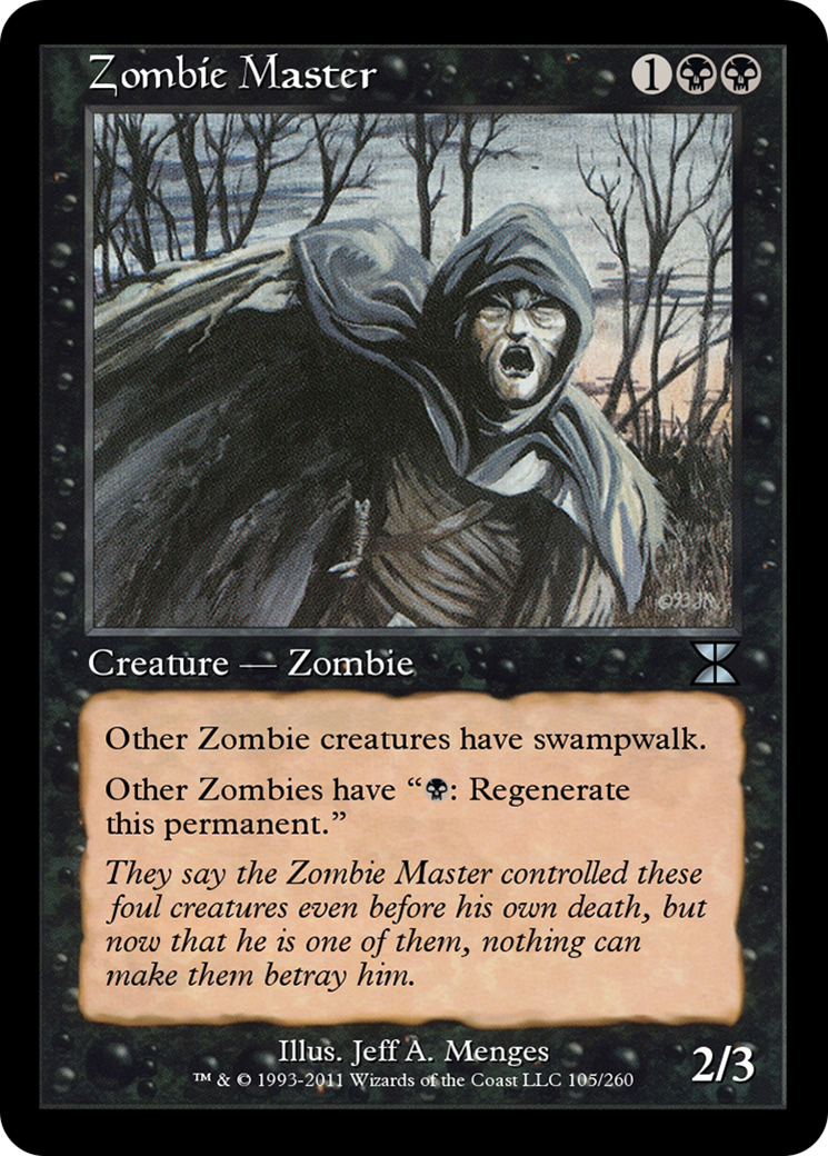 Zombie Master (ME4-105) - Masters Edition IV Foil - Premium MTG Single from Wizards of the Coast - Just $0! Shop now at Game Crave Tournament Store