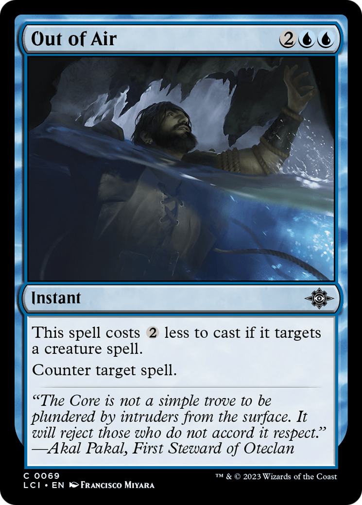 Out of Air (LCI-069) - The Lost Caverns of Ixalan - Premium MTG Single from Wizards of the Coast - Just $0.08! Shop now at Game Crave Tournament Store