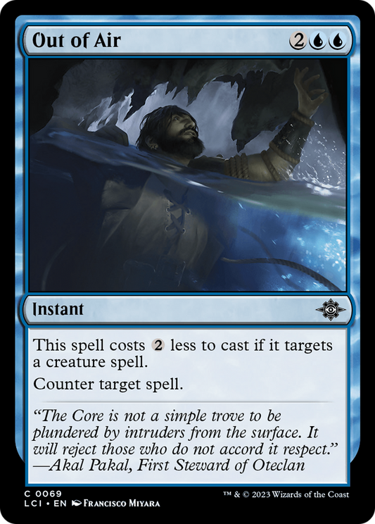 Out of Air (LCI-069) - The Lost Caverns of Ixalan - Premium MTG Single from Wizards of the Coast - Just $0.08! Shop now at Game Crave Tournament Store