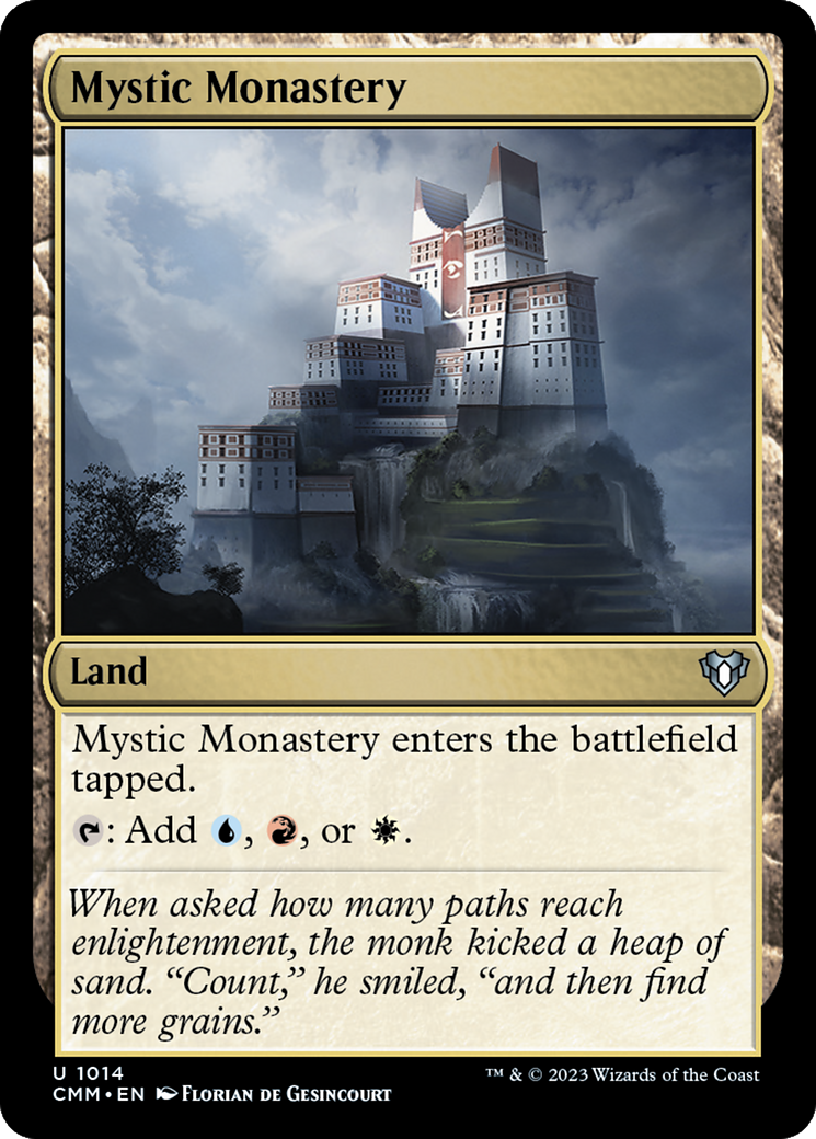 Mystic Monastery (CMM-1014) - Commander Masters - Premium MTG Single from Wizards of the Coast - Just $0.08! Shop now at Game Crave Tournament Store