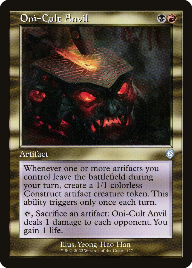 Oni-Cult Anvil (BRC-127) - The Brothers' War Commander - Premium MTG Single from Wizards of the Coast - Just $0.08! Shop now at Game Crave Tournament Store