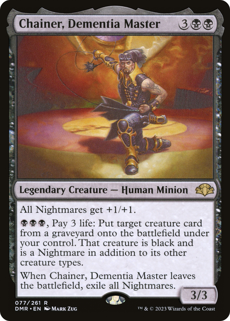 Chainer, Dementia Master (DMR-077) - Dominaria Remastered Foil - Premium MTG Single from Wizards of the Coast - Just $0.08! Shop now at Game Crave Tournament Store