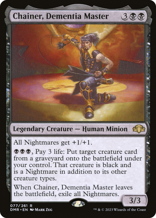Chainer, Dementia Master (DMR-077) - Dominaria Remastered Foil - Premium MTG Single from Wizards of the Coast - Just $0.08! Shop now at Game Crave Tournament Store