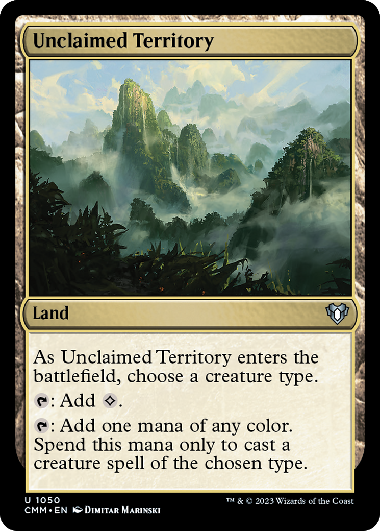 Unclaimed Territory (CMM-1050) - Commander Masters - Premium MTG Single from Wizards of the Coast - Just $0.25! Shop now at Game Crave Tournament Store