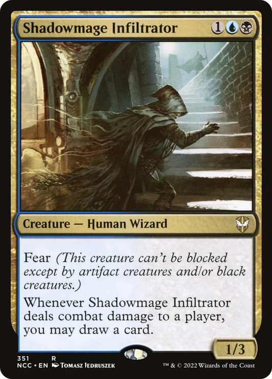 Shadowmage Infiltrator (NCC-351) - New Capenna Commander - Premium MTG Single from Wizards of the Coast - Just $0.25! Shop now at Game Crave Tournament Store