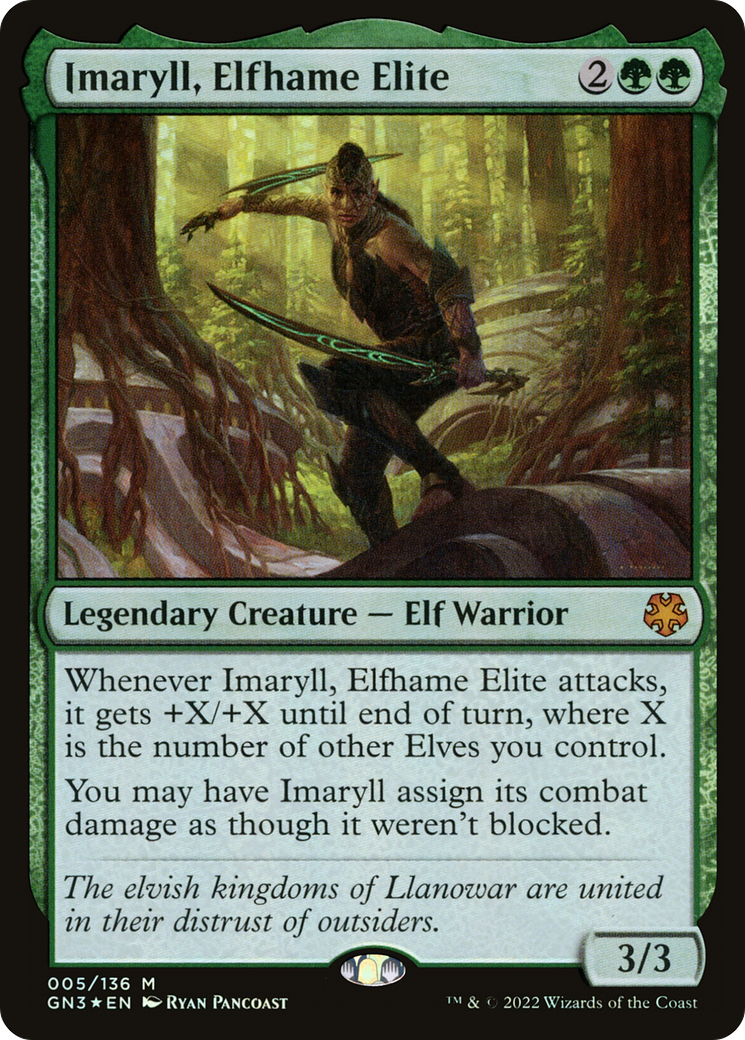Imaryll, Elfhame Elite (GN3-005) - Game Night: Free-for-All Foil - Premium MTG Single from Wizards of the Coast - Just $3.39! Shop now at Game Crave Tournament Store